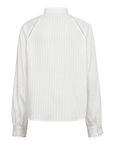 Co' Couture - SenneCC Lace Skjorte - White 
